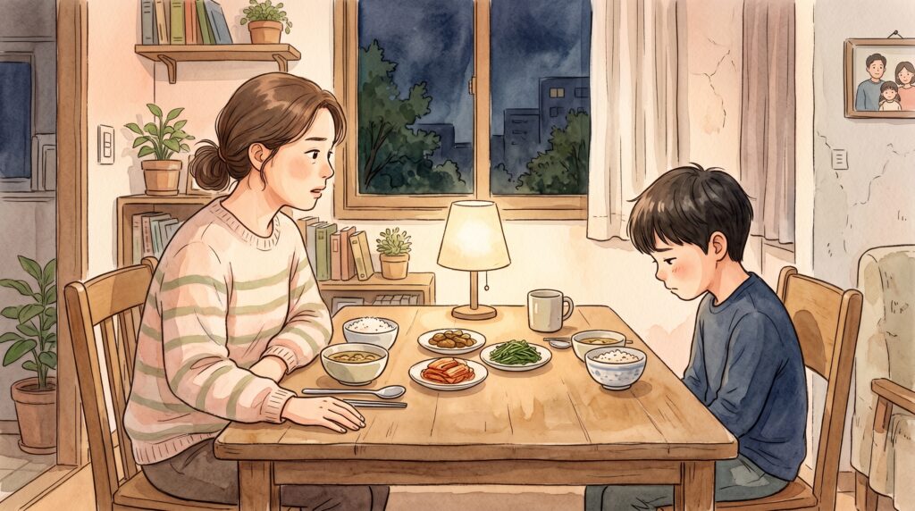 Warm watercolor illustration,