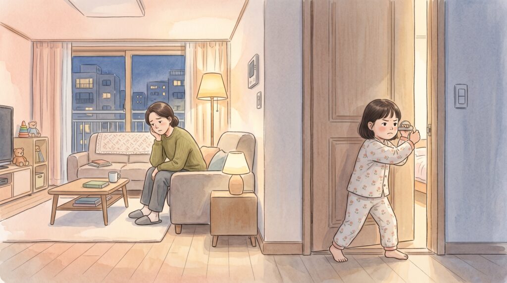 Warm watercolor illustration,