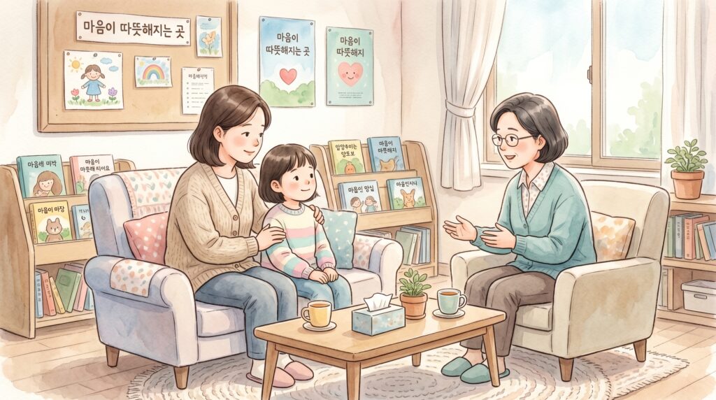 Warm watercolor illustration,