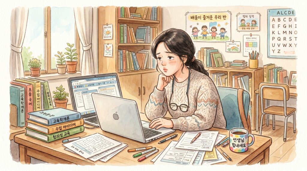 Warm watercolor illustration,