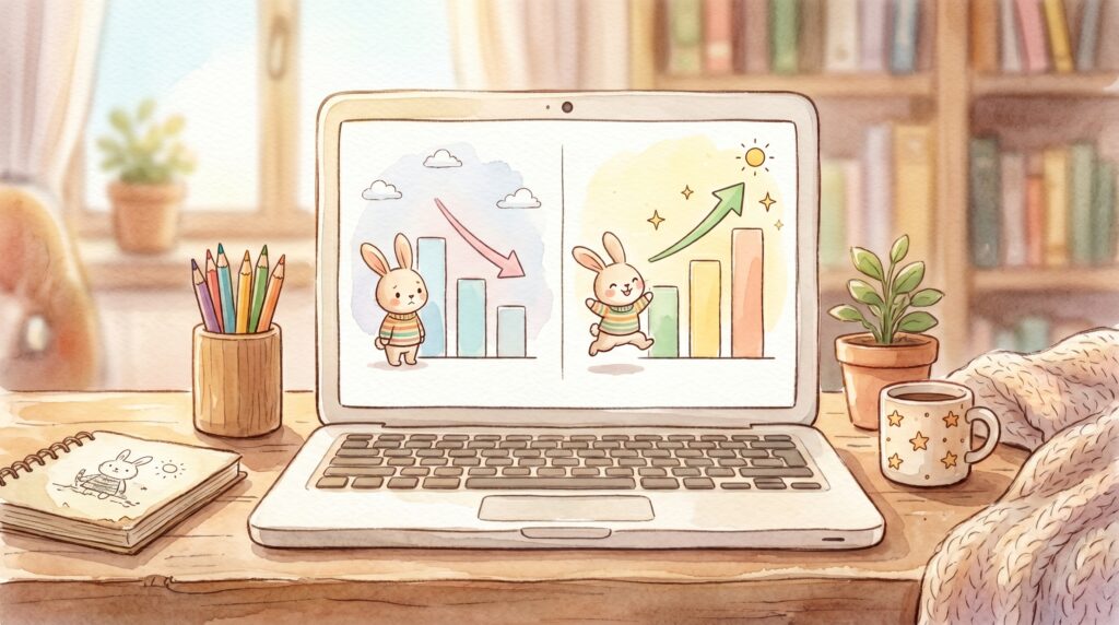 Warm watercolor illustration,