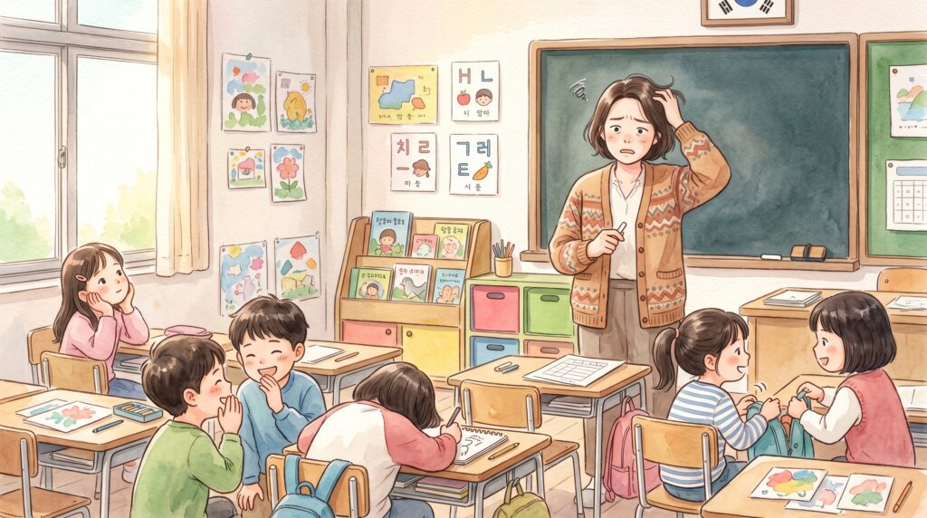Warm watercolor illustration,
