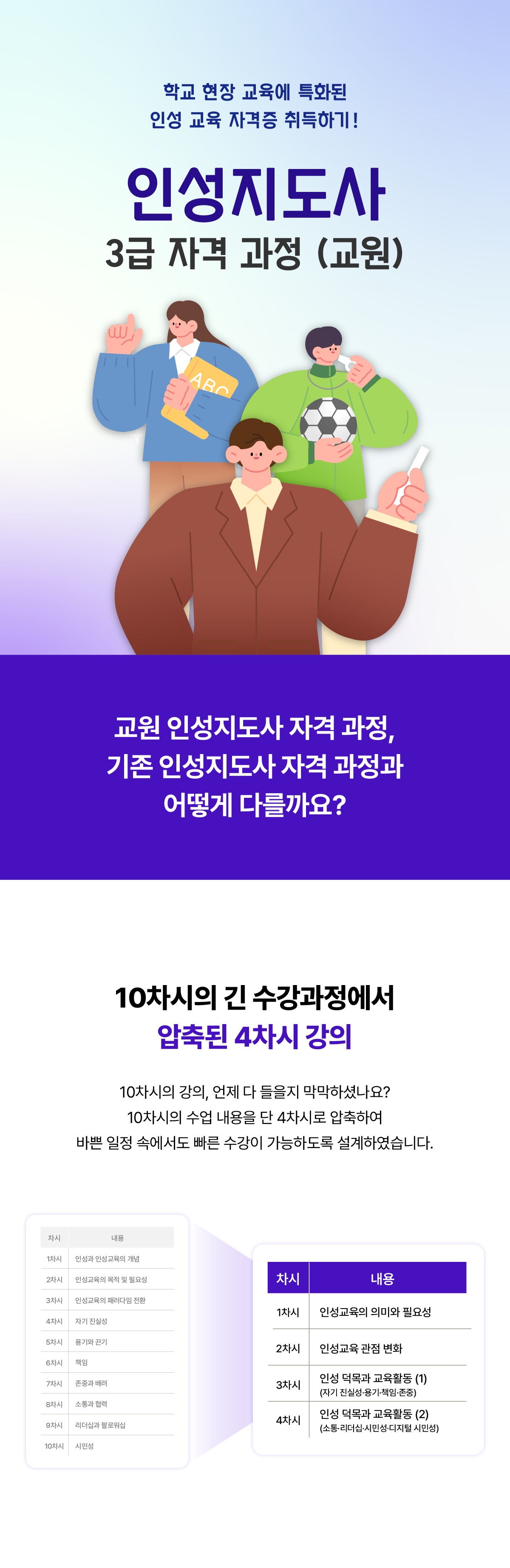 인성지도사 3급(교원) 260401 상세페이지